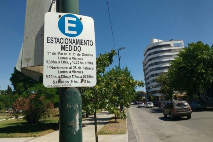 Nuevo horario de estacionamiento medido