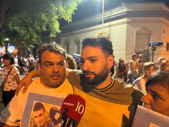 El hermano de Aquiles Castañarez participó de  la marcha por inseguridad y pidió justicia