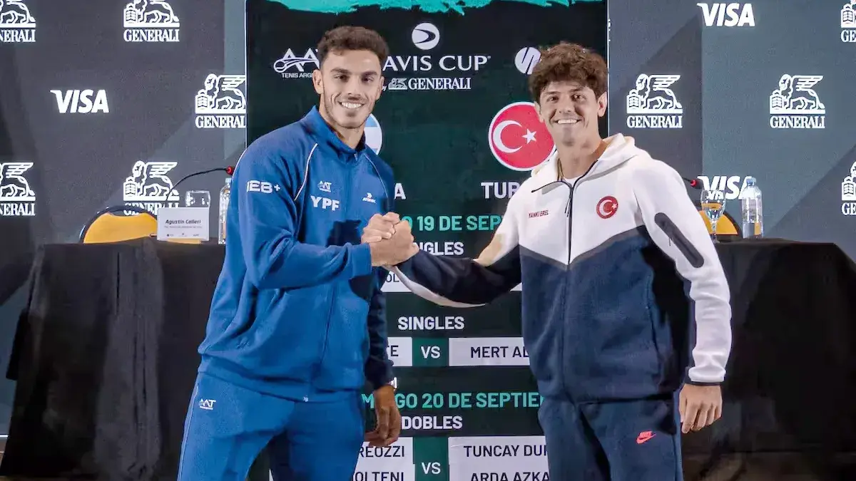 Francisco Cerúndolo abre la serie de Copa Davis entre Argentina y Turquía en la Patagonia