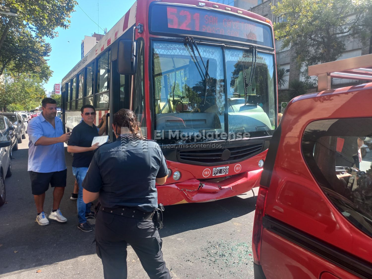 El hecho ocurrió en avenida Luro e Yrigoyen.