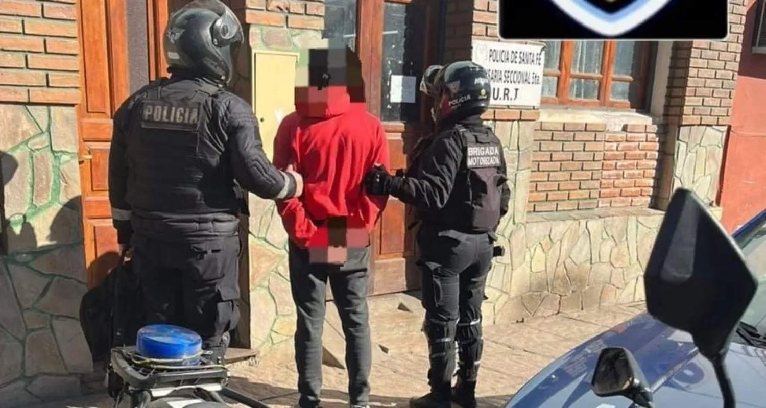 El arresto fue concretado por personal de la Brigada Motorizada.