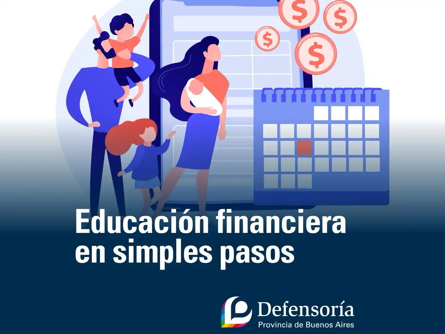 La Defensoría del Pueblo presentó una campaña de educación financiera.
