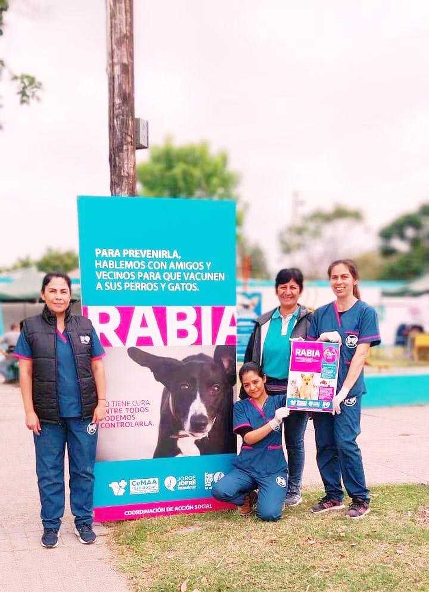 La comuna arranca la campaña antirrábica 
Todos para uno, una salud para todos