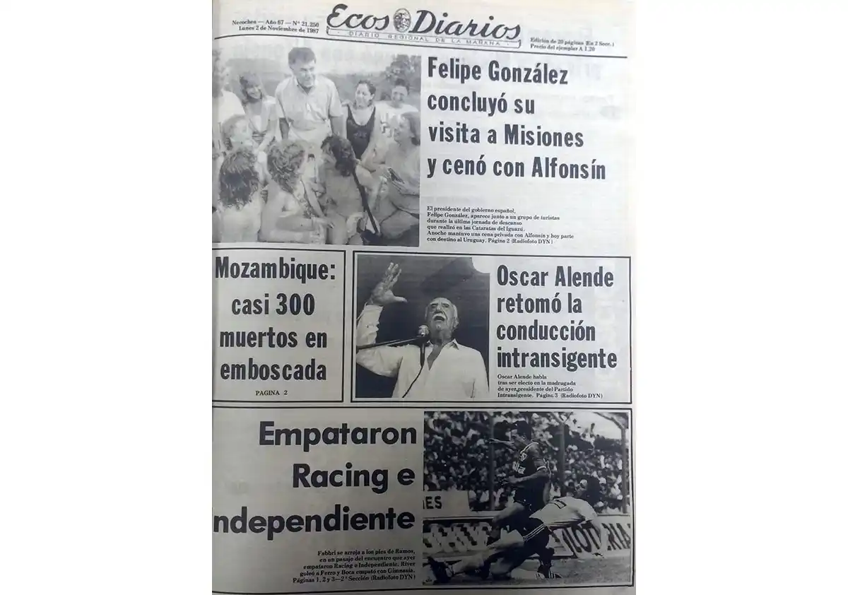 Viernes 2 de diciembre de 1988