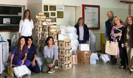 Donación de insumos al Ferreyra