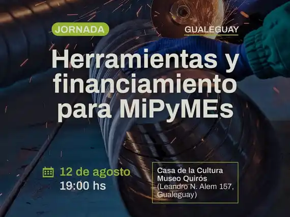 Impulsan en Gualeguay herramientas y financiamiento para emprendedores y MiPymes
