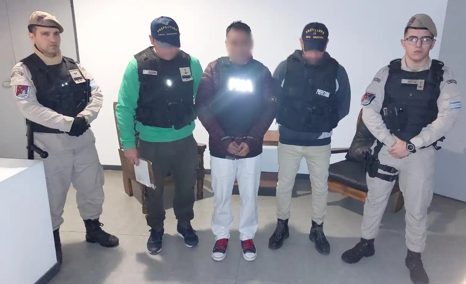 El detenido es un peruano de 58 años.