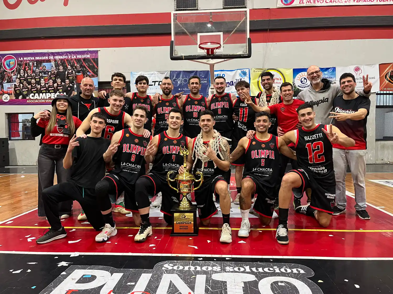 Olimpia, bicampeón de la Asociación Venadense, va por el título en Santa Fe.