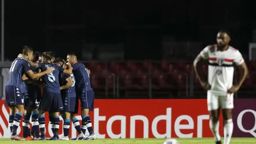 Racing-San Pablo: formaciones, horario y TV