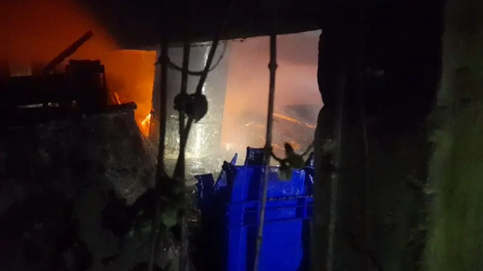 Incendio en una vivienda por un desperfecto eléctrico