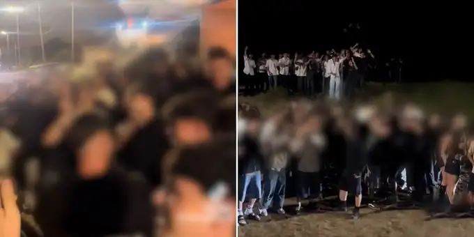 Por los desmanes, hay un detenido.