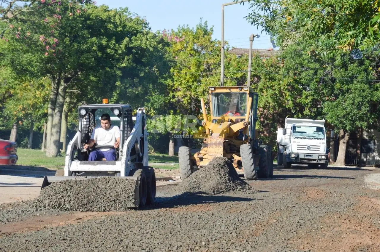 El gobierno de Venado Tuerto retoma el ritmo de pavimentación