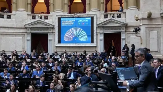 Recinto de la Cámara de Diputados. Foto: Daniel Vides (Agencia NA)