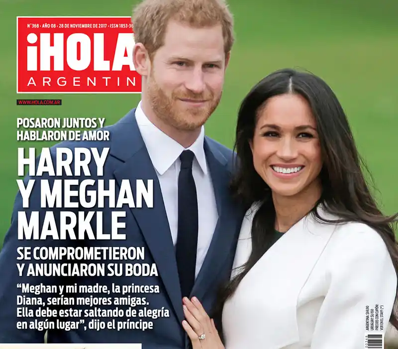 El anuncio de la boda del príncipe Harry en ¡Hola!