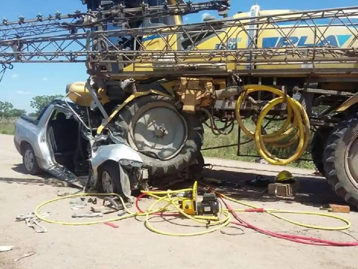 Accidente ocurrido en cercanías de San Guillermo