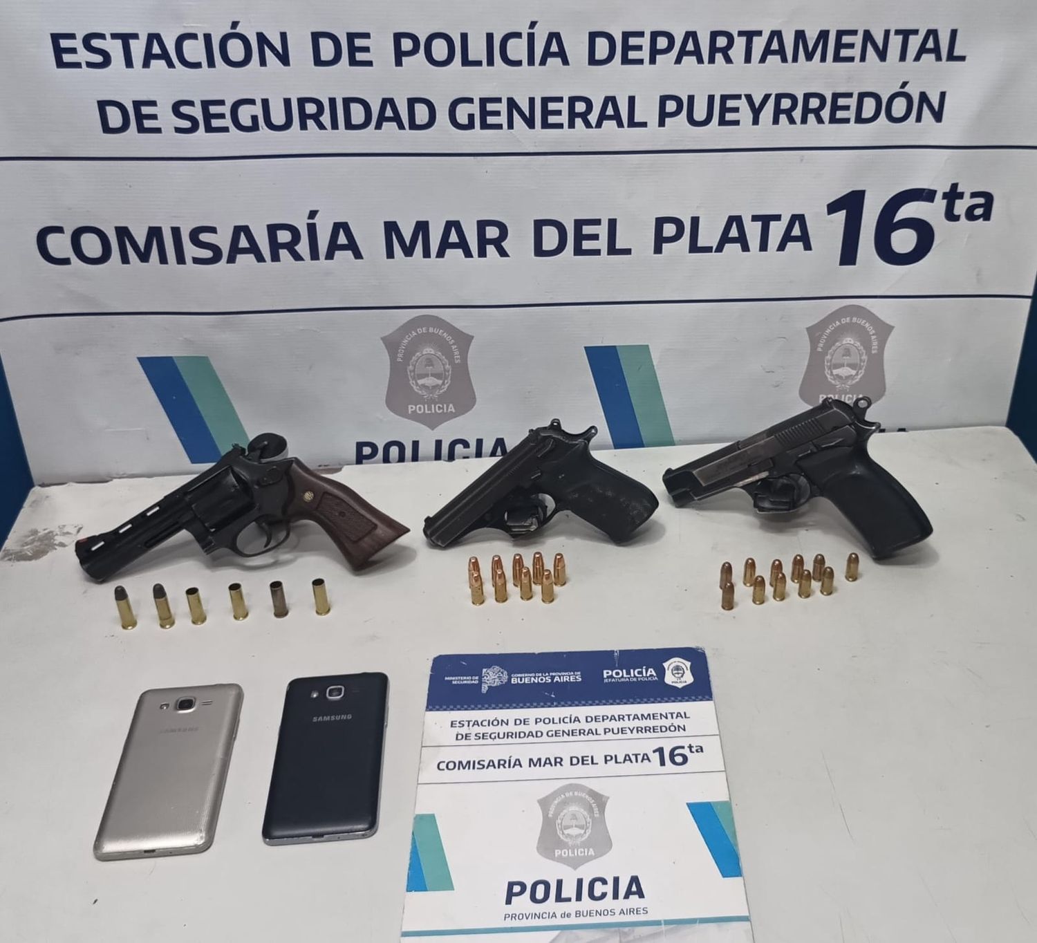 Detienen a delincuentes con antecedentes tras balear el frente de una casa