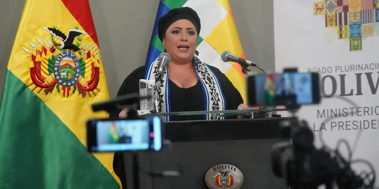 María Nela Prada, ministra de la Presidencia.