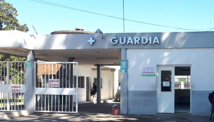 El joven herido llegó por sus propios medios a la guardia del Hospital. Foto ilustrativa.
