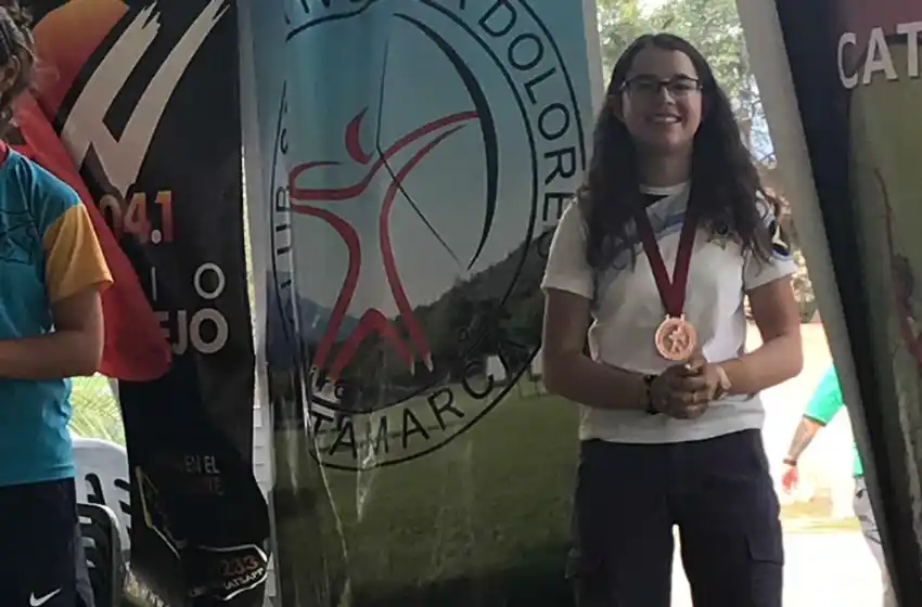 Shaiel Peters, obtuvo el bronce en la Final Nacional de tiro con arco