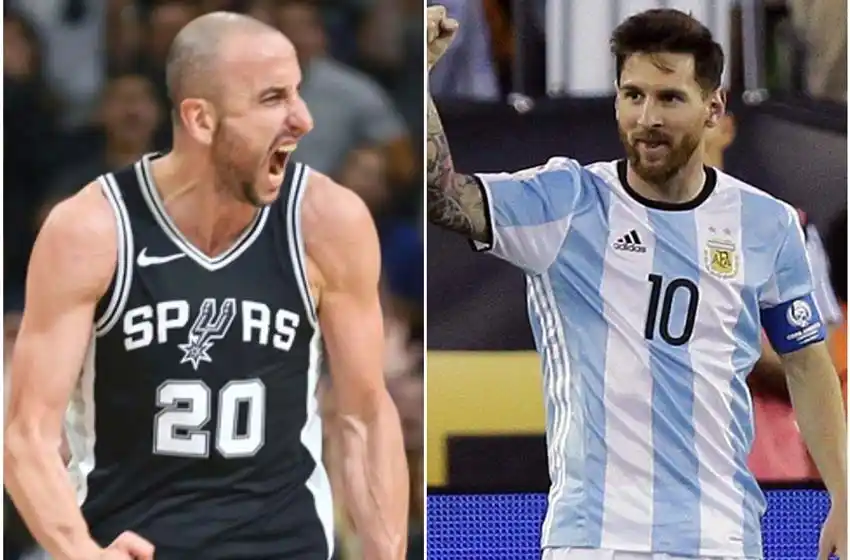 Messi también despidió a Ginóbili