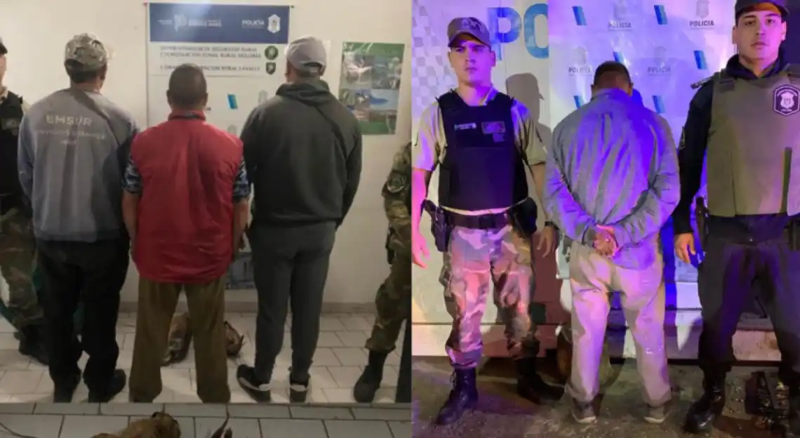 General Lavalle: demoraron a cuatro hombres que ingresaron a un campo a cazar y uno de ellos tenía pedido de captura