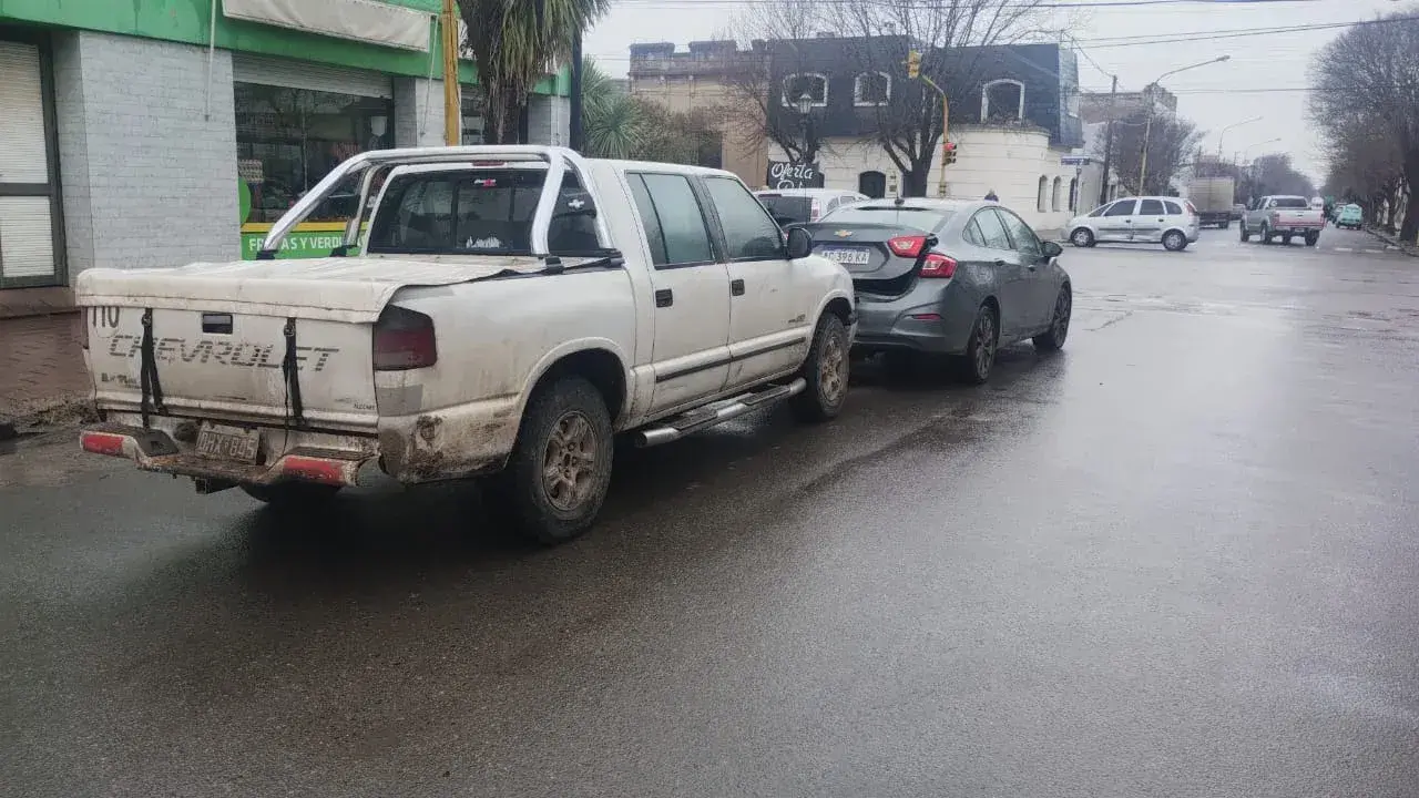 El choque fue en cadena y tres vehículos estuvieron involucrados