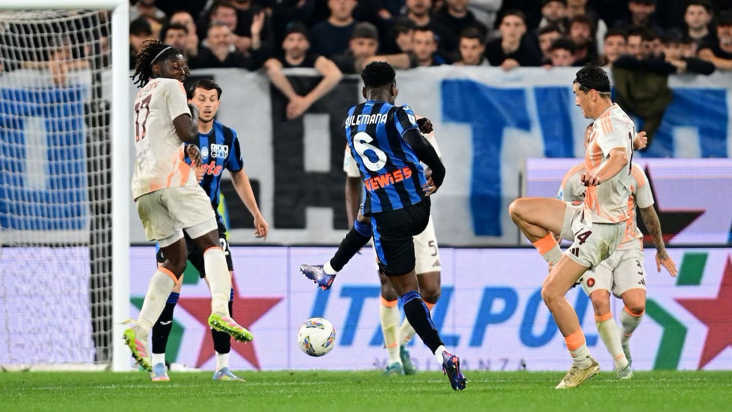 Atalanta frenó a Roma