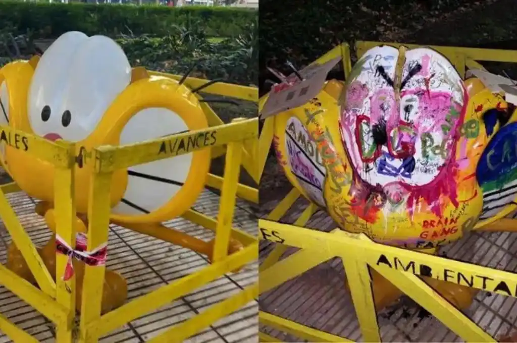 La estatua de Gaturro fue vandalizada en reiteradas oportunidades