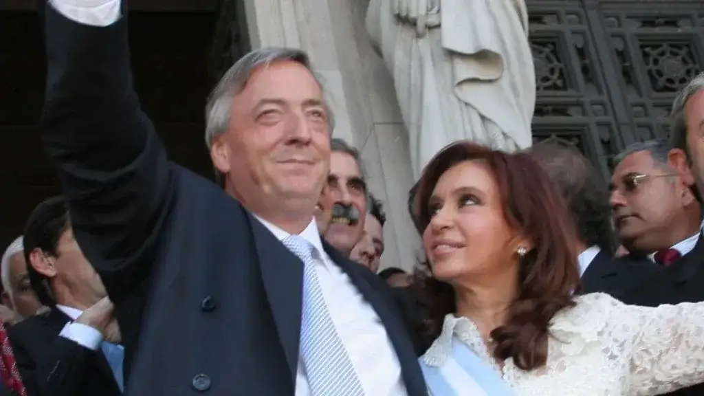 Néstor y Cristina Kirchner.