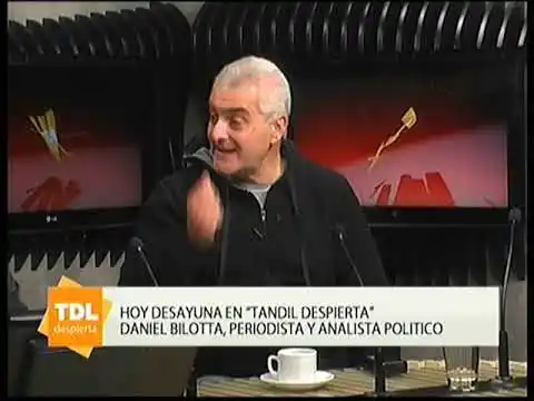 Daniel Bilotta en el desayuno de Tandil Despierta