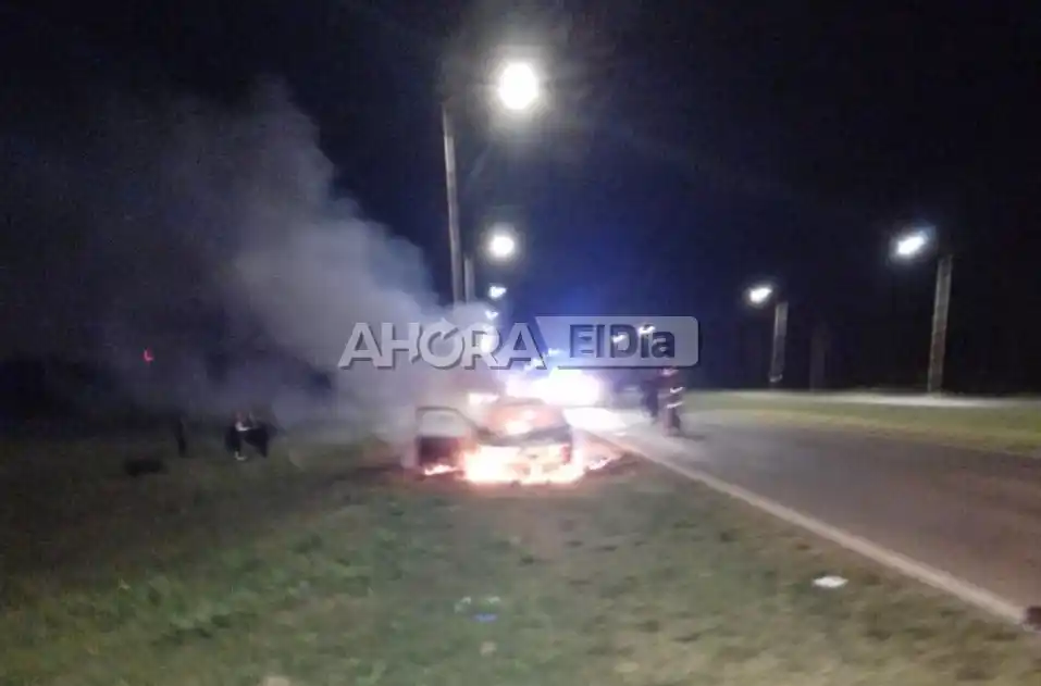 auto incendiado - 2