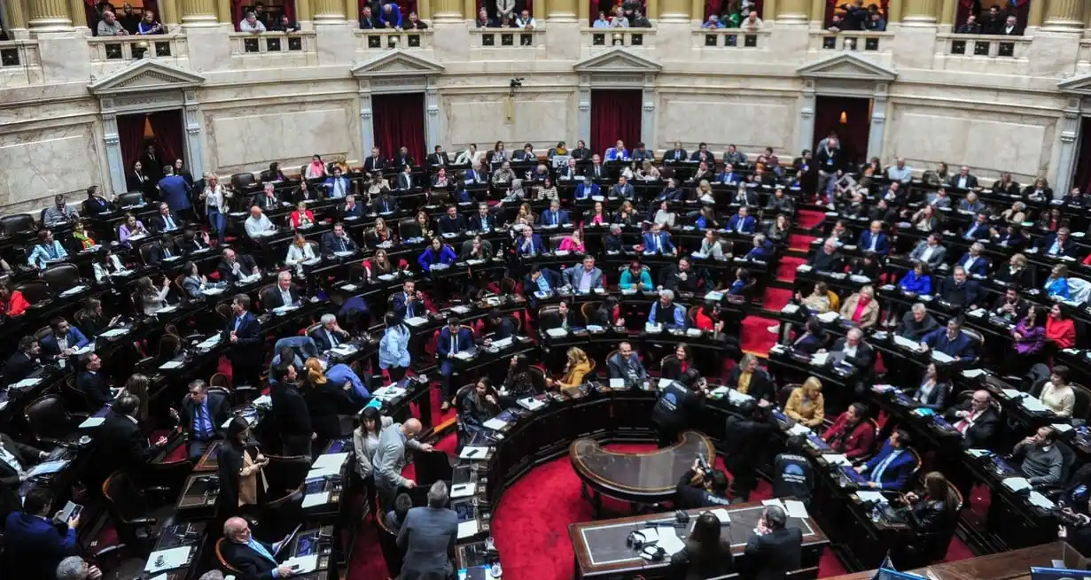 Cámara de Diputados de la Nación. Crédito: Télam