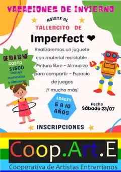Se viene un taller de juguetes a Coop.Art.E