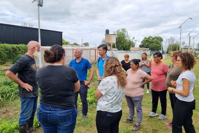 Funcionarios municipales conocieron la huerta SISU