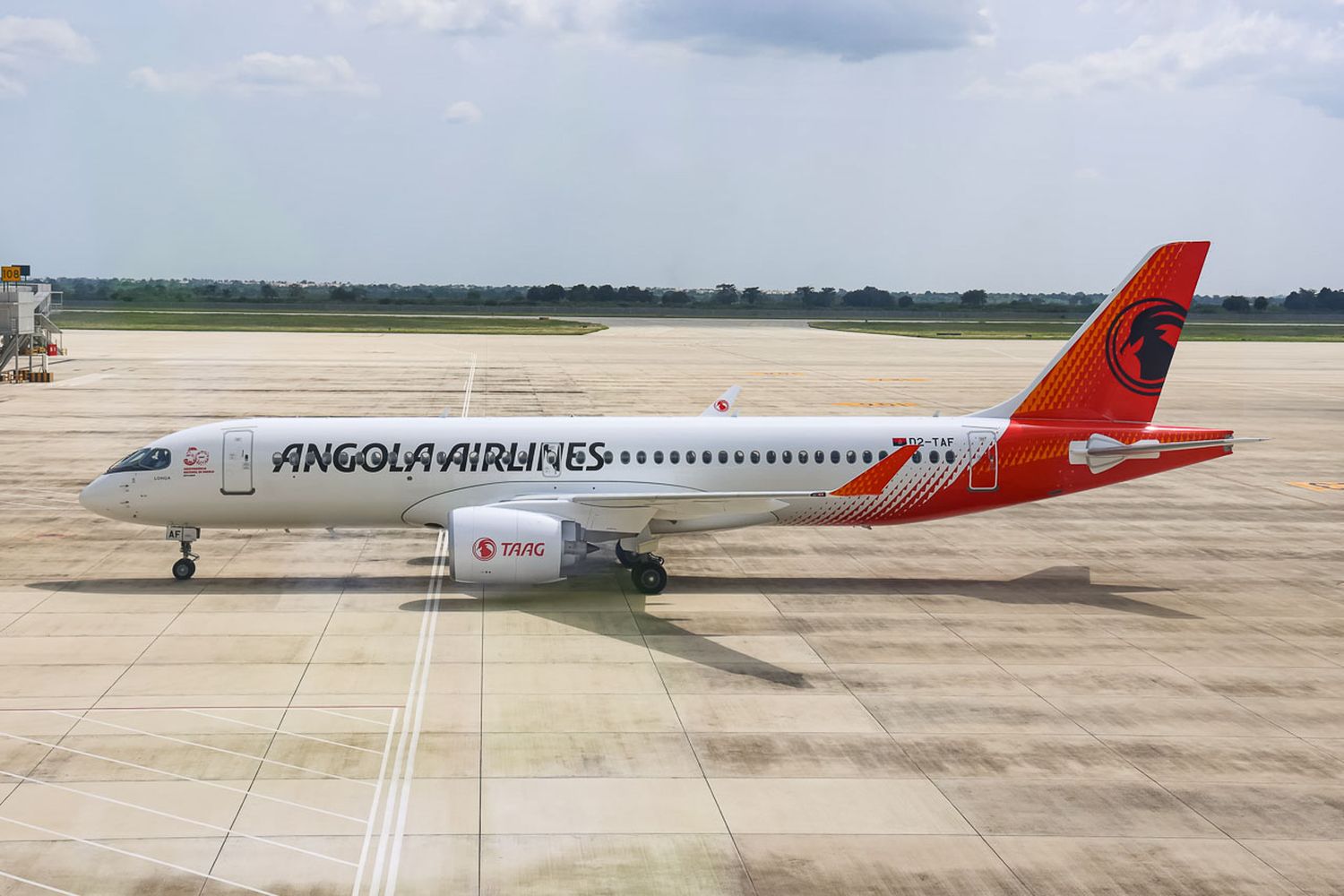 TAAG ya tiene su segundo Airbus A220 recién salido de fábrica