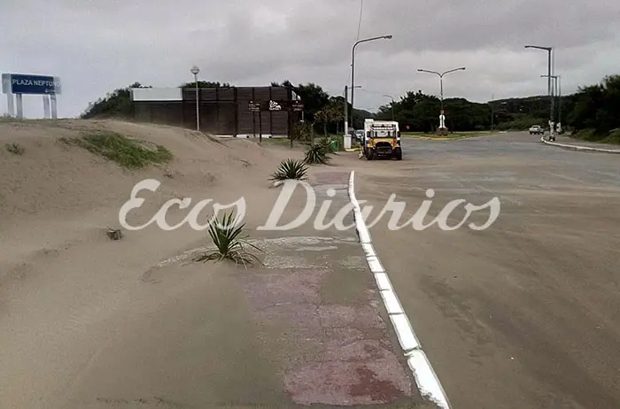 Lluvia y fuertes ráfagas de viento que no dejaron daños