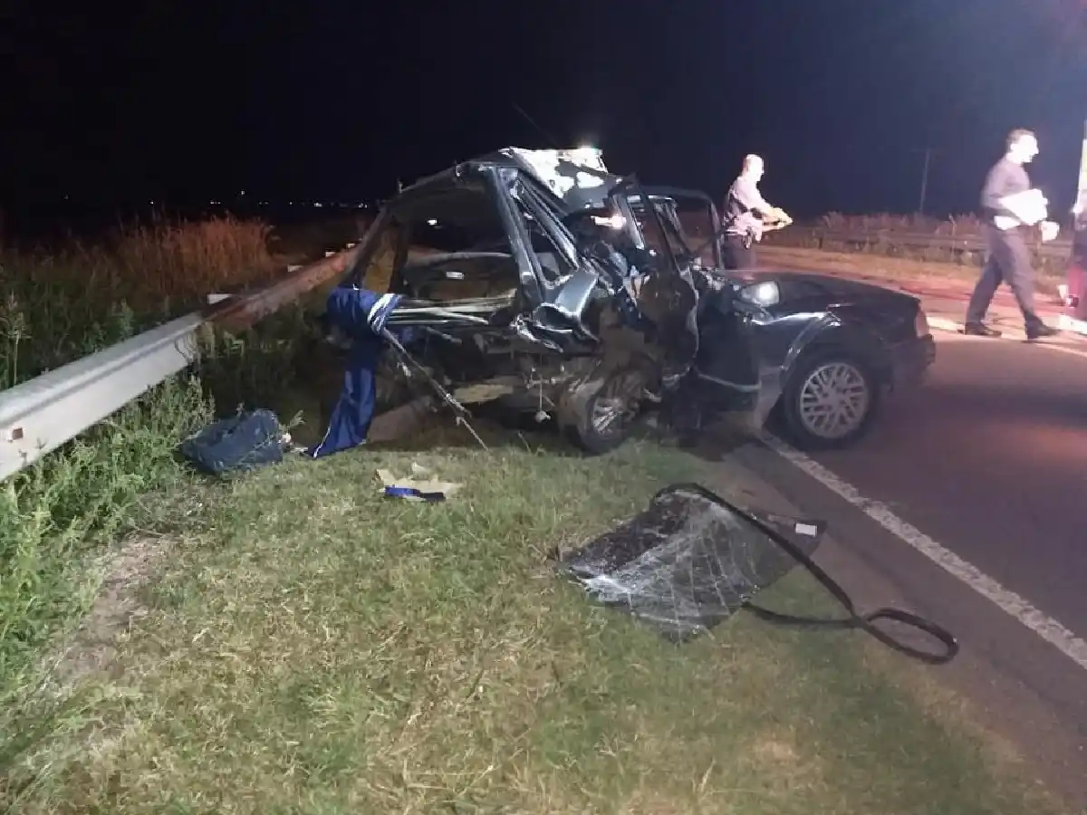 Un automovilista muerto en choque en cercanías de Sastre 