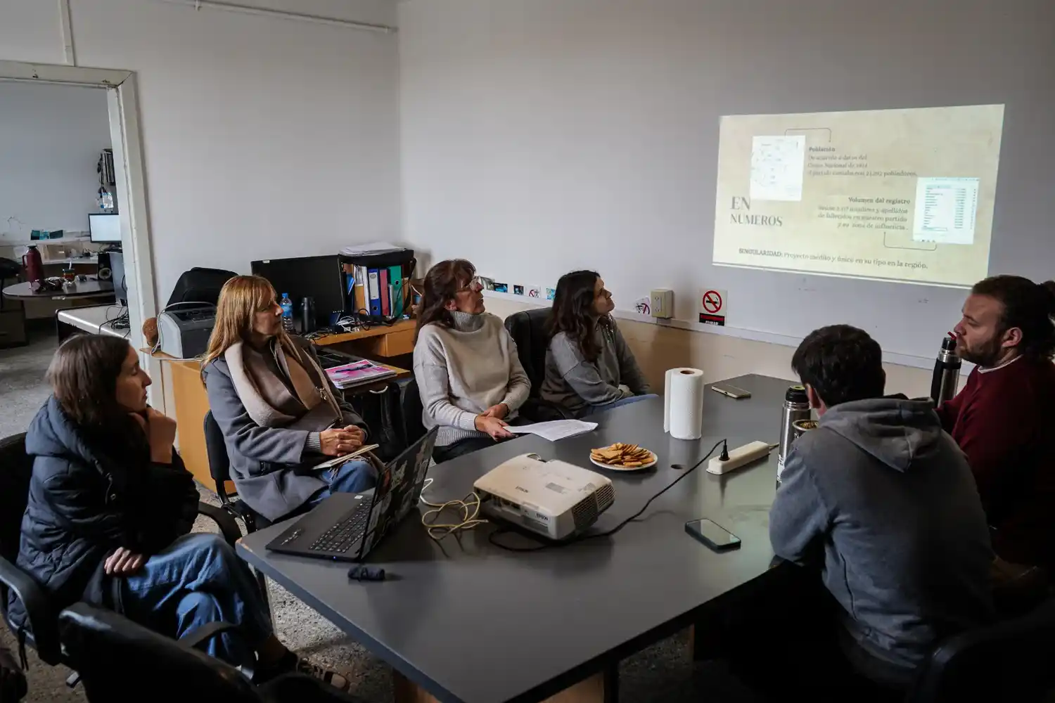 Alejandra Fernández. Presentó su investigación ante investigadores del Conicet