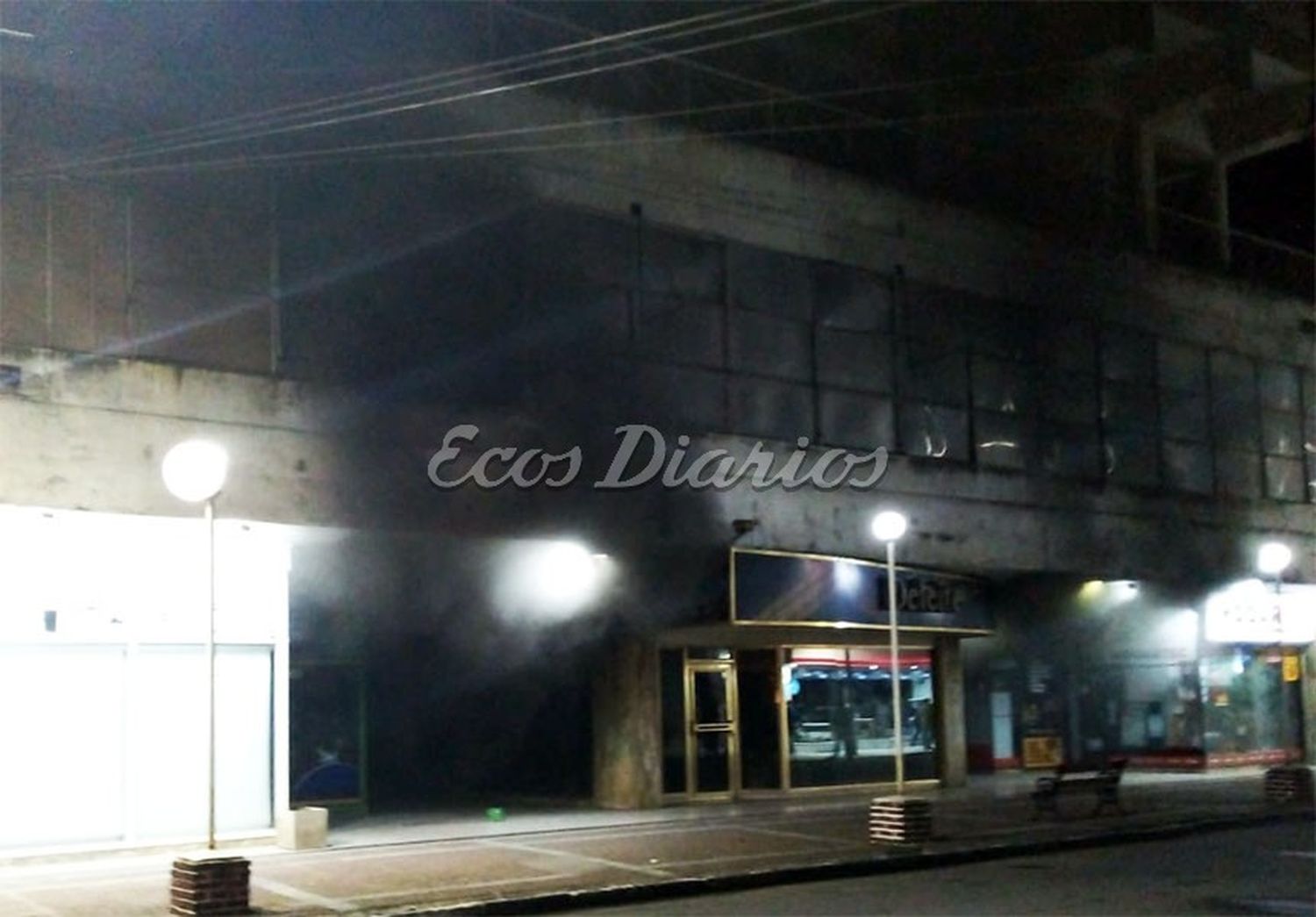 URGENTE: Incendio en cocheras de Galería Central
