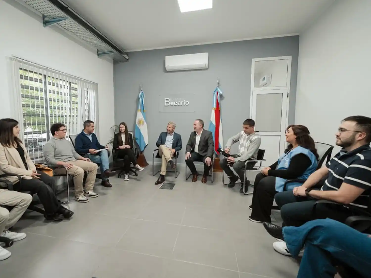Frigerio destacó que desde el inicio de su gestión las becas se incrementaron un 500%