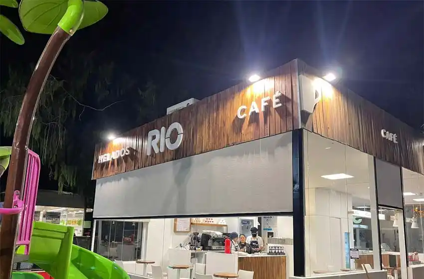 Heladería Río de Funes anexó el rubro «Río Café»