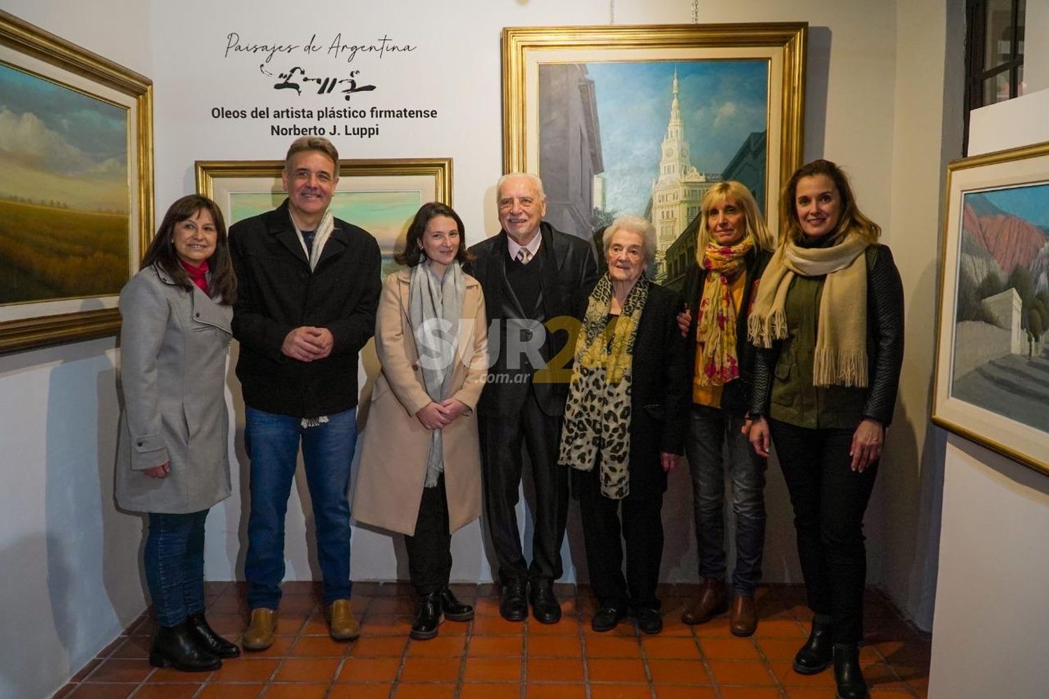 La galería “Paisajes de Argentina”, de Norberto Luppi, es parte del Museo Municipal