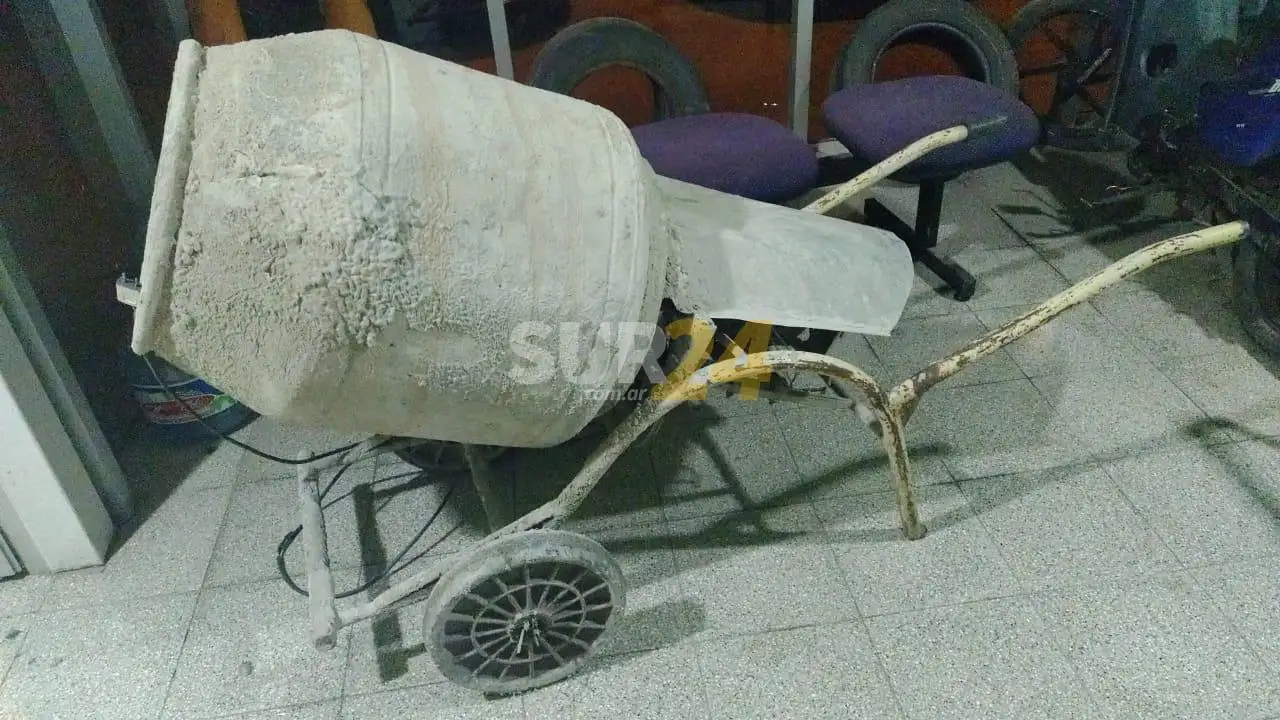 Venado Tuerto: la policía recuperó una hormigonera y detuvo una persona