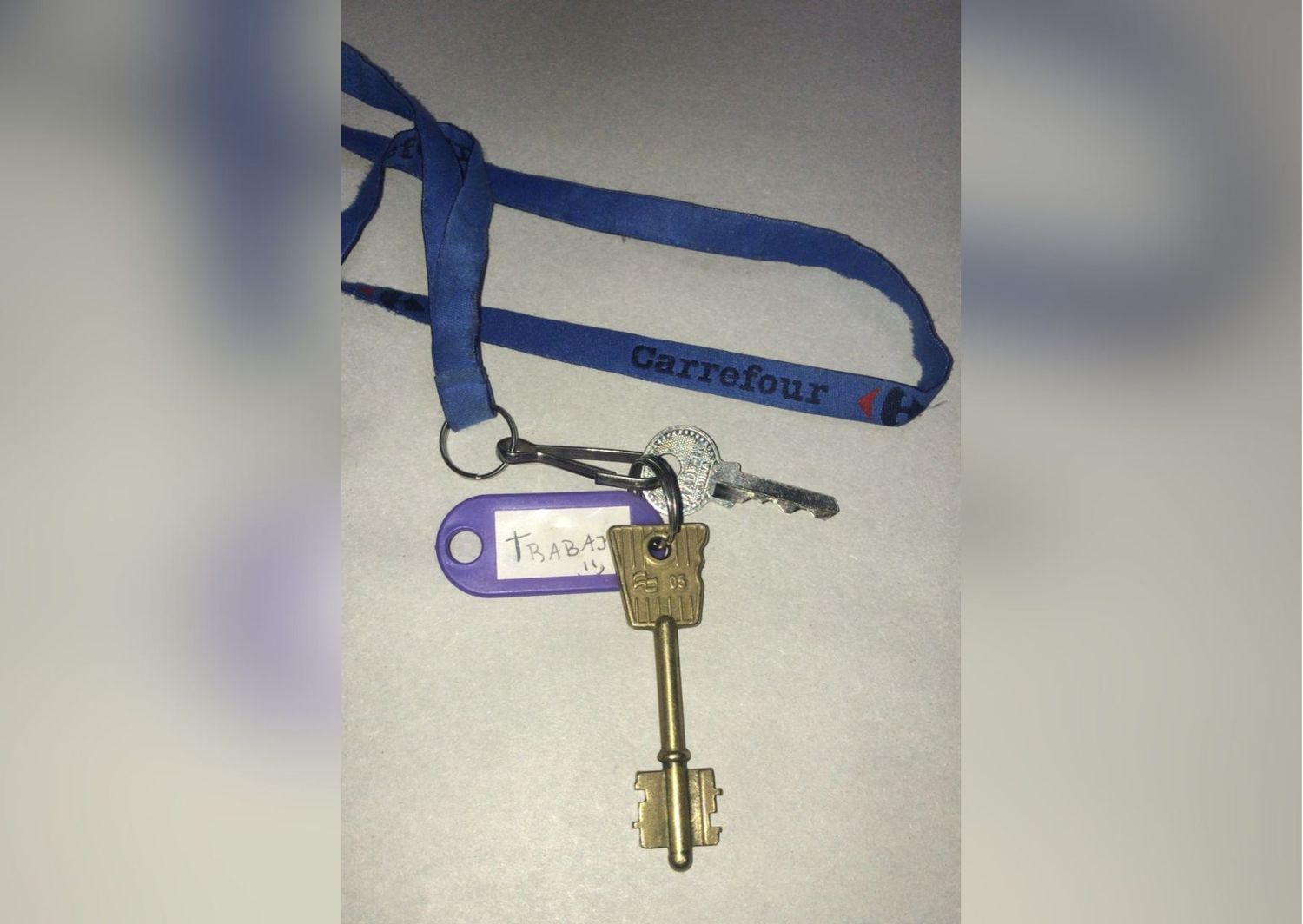 Encontraron esta llave en calle Manuel Iglesias