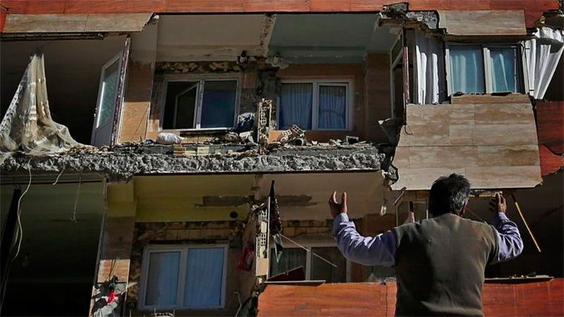 Asciende a más de 200 la cantidad de fallecidos por terremoto en Irán e Irak