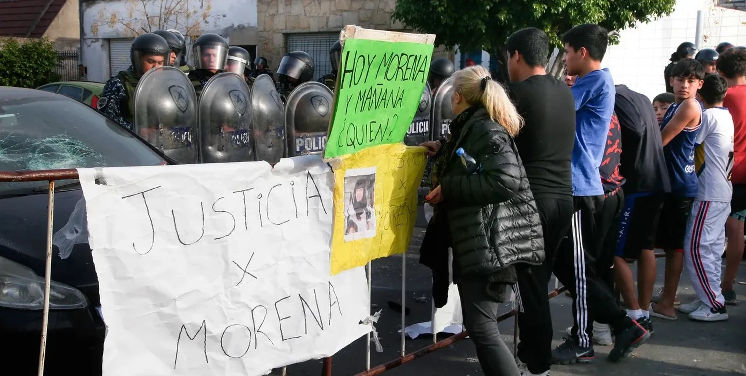 Tras el asesinato familiares, amigos y allegados a la niña se manifestaron pidiendo justicia.