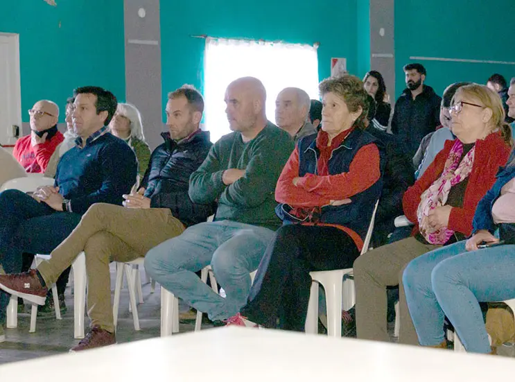 Claraz recibió a Rojas y sus funcionarios