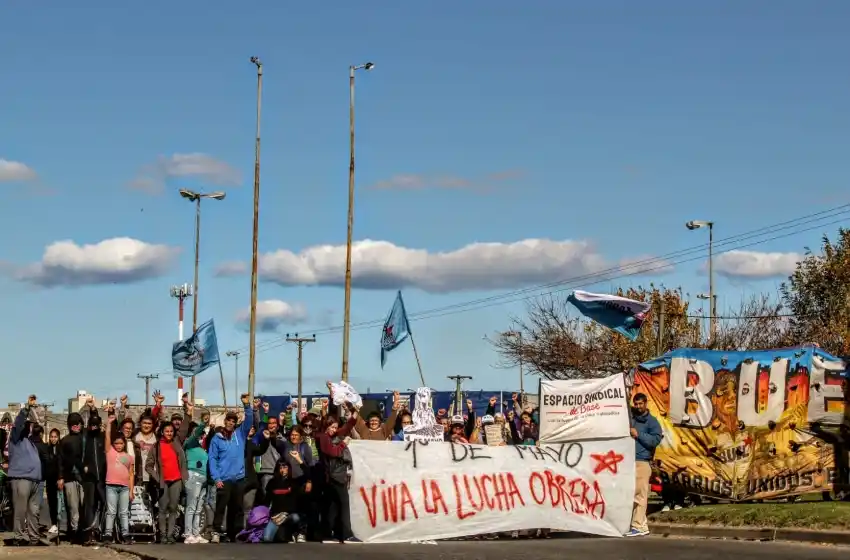 Manifestación de organizaciones sociales: "Nosotros somos los que hacemos mover el país y la producción"