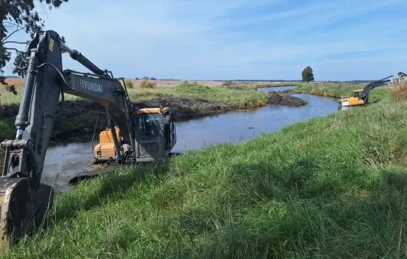 Trabajos. En zona rural del distrito