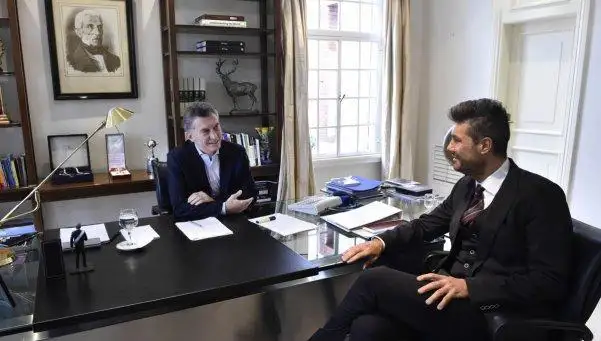 Macri recibió a Tinelli y hasta intercambiaron caras en Snapchat